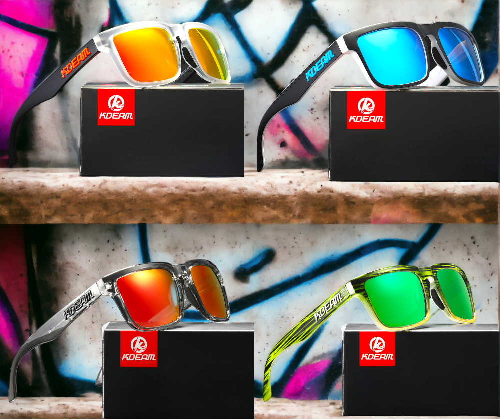 KDEAM Official polarised sunglasses for men and women. For fishing driving and sports