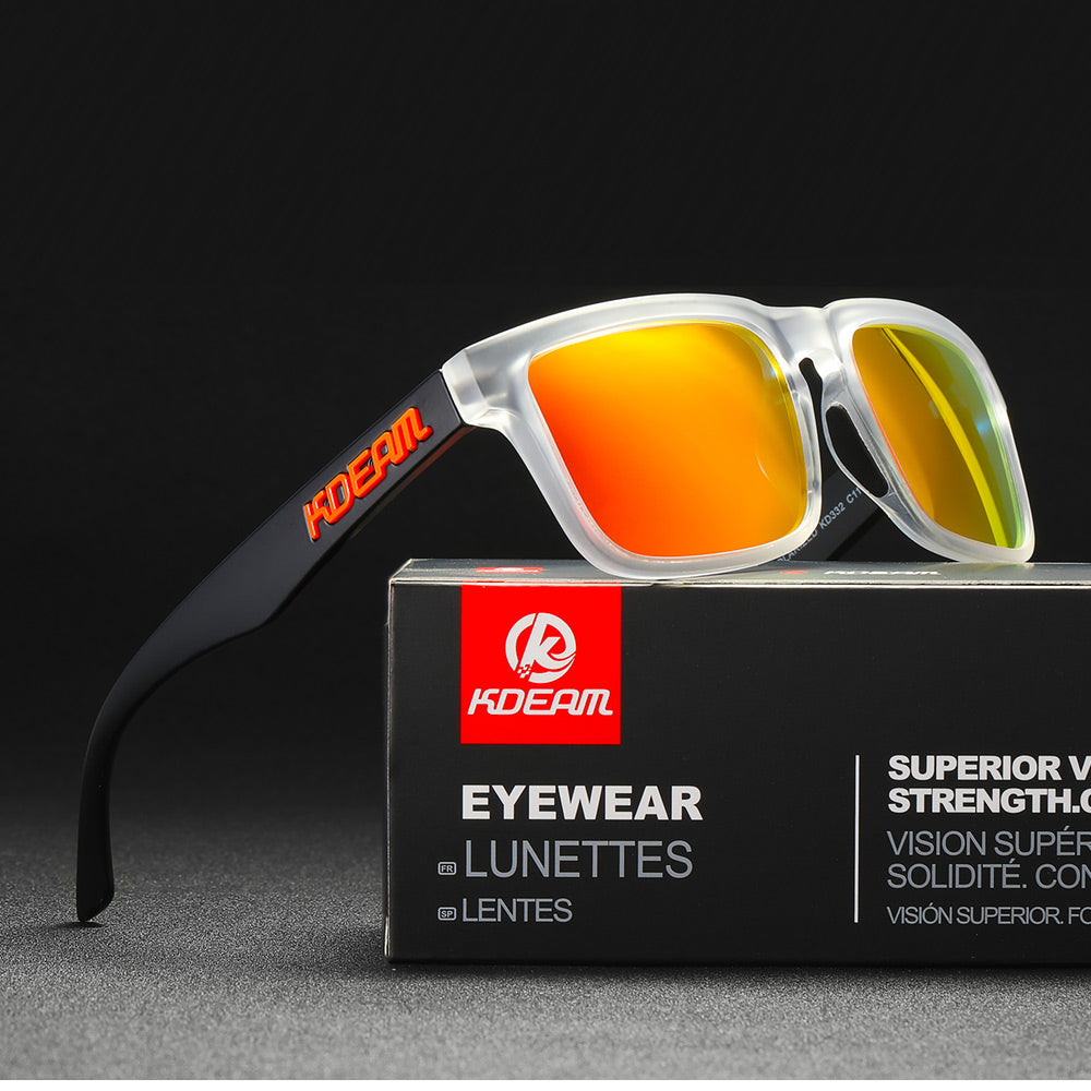 KDEAM designer polarised sunglasses with tac lenses and tr90 frames made for women