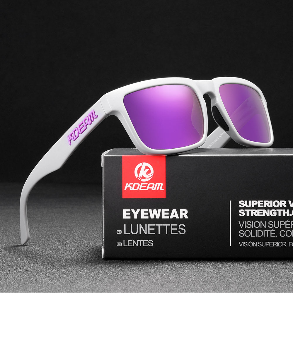 KDEAM designer polarised sunglasses with tac lenses and tr90 frames made for women